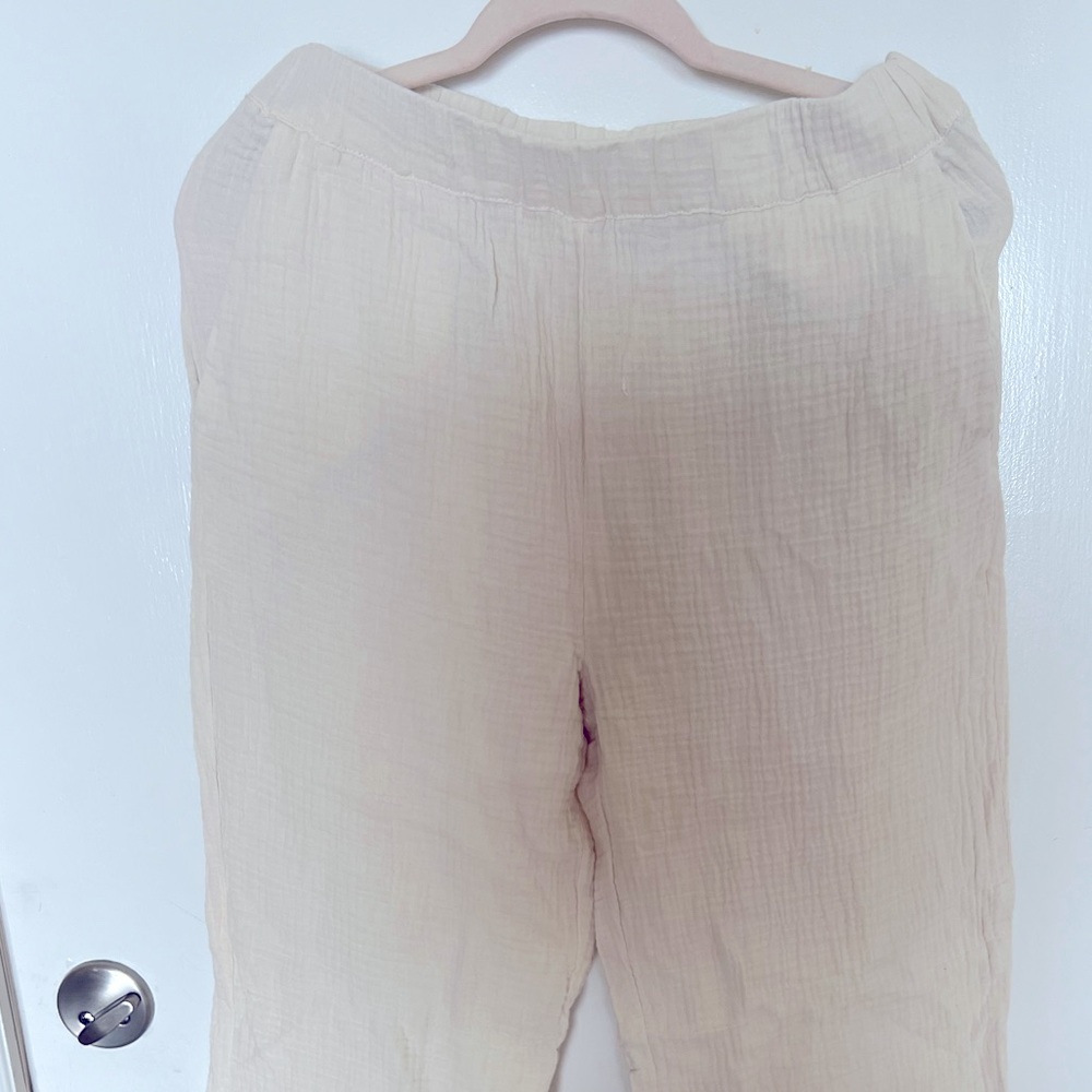 SANCTUARY Super Cozy Soft Lounge Joggers - Ivory